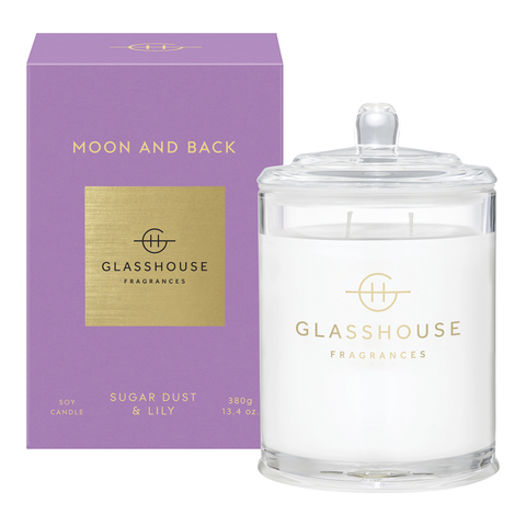 GlassHouse Fragrances Moon And Back Fragrance Soy Candle 380g
