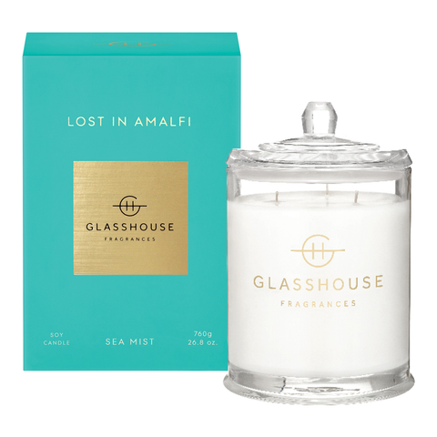 GlassHouse Fragrances Lost In Amalfi Fragrance Soy Candle 760g