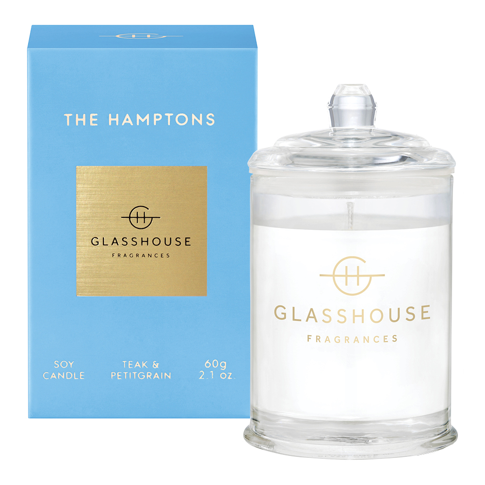 GlassHouse Fragrances The Hamptons Fragrance Soy Candle 60g