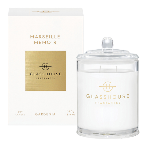 GlassHouse Fragrances Marseille Memoir Fragrance Soy Candle 380g