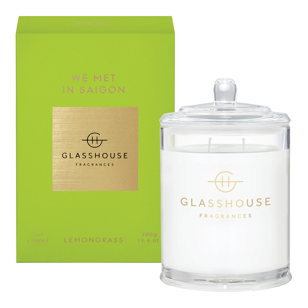GlassHouse Fragrances We Met In Saigon Fragrance Soy Candle 380g