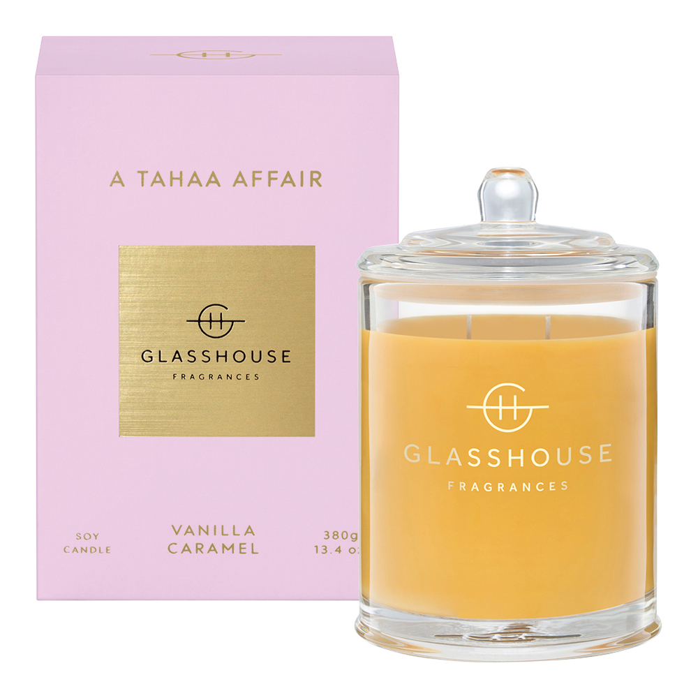 GlassHouse Fragrances A Tahaa Affair Fragrance Soy Candle 380g