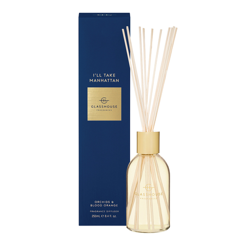 GlassHouse Fragrances I'll Take Manhattan Fragrance Diffuser 250mL