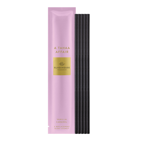 GlassHouse Fragrances A Tahaa Affair Fragrance Replacement Scent Stems 5 pack