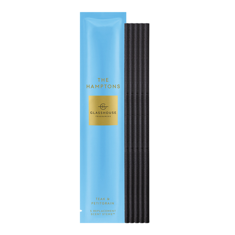 GlassHouse Fragrances The Hamptons Fragrance Replacement Scent Stems 5 pack