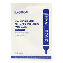 Load image into Gallery viewer, Eaoron Hyaluronic Acid Collagen Face Mask 25ml 5 Piece