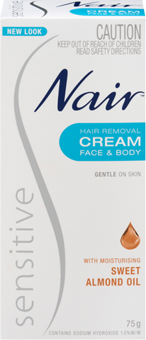 Nair Sensitive Face & Body Hair Removal Cream 75g