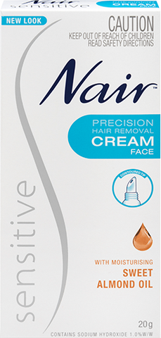 Nair Sensitive Precision Face Hair Removal Cream 20g