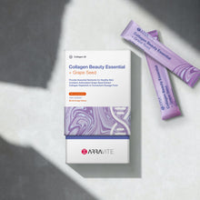 Load image into Gallery viewer, Arravite Collagen Beauty Essential + Grape Seed Blood Orange Flavour 3g x 14 Sachets