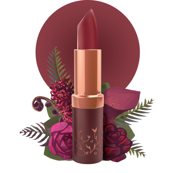 Karen Murrell 22 Bordeaux Rouge Natural Lipstick 4g