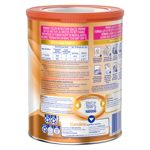 NAN A2 Stage 2 Follow-On Formula Powder From 6 Months  800g (Ships June)