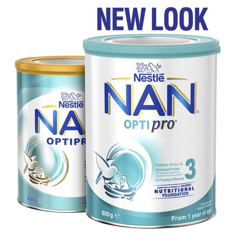 NAN Optipro Stage 3 Toddler 1+ Years Milk Drink Powder 800g