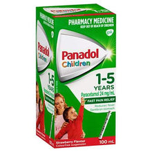 Load image into Gallery viewer, Panadol Children 1-5 Years Suspension Strawberry Flavour 100mL ( Limit ONE per Order)