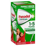 Panadol Children 1-5 Years Suspension Strawberry Flavour 100mL ( Limit ONE per Order)