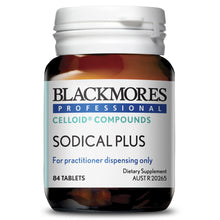 Load image into Gallery viewer, Blackmores Professional Celloid Compounds Sodical Plus 84 Tablets