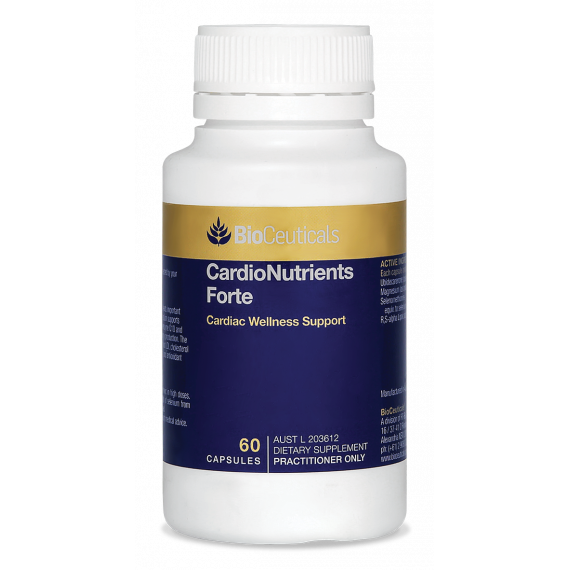 Bioceuticals CardioNutrients Forte 60 Capsules (expiry 10/24)