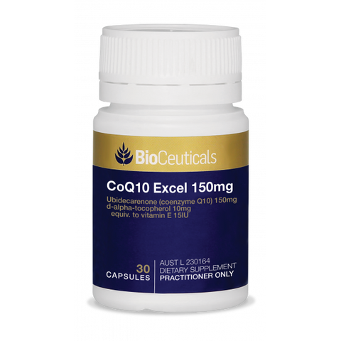 Bioceuticals CoQ10 Excel 150mg 30 Capsules