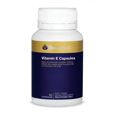 Bioceuticals Vitamin E Capsules 60 Capsules