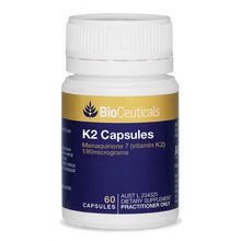 Load image into Gallery viewer, Bioceuticals K2 Capsules 60 Capsules