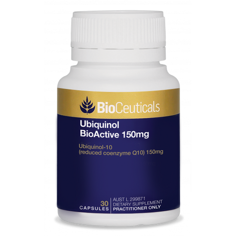 Bioceuticals Ubiquinol BioActive 150mg 30 Capsules