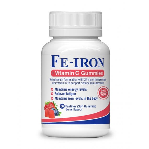Fefol Fe-Iron + Vitamin C 60 Gummies