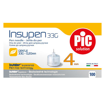 Insupen Pen Insulin Needle 33g 4mm 100