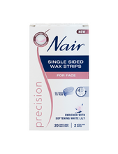 Load image into Gallery viewer, Nair Precision Ready For Face 20 Single Sided Wax Strips