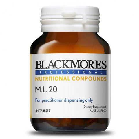 Blackmores Professional Nutritional Compounds M.L.20 84 Tablets