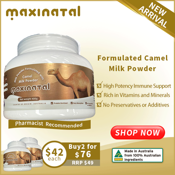 Maxinatal Camel Milk Powder 2 x 400g Special Bundle