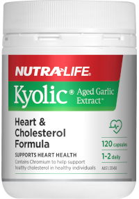 Nutra-Life Kyolic Aged Garlic Extract Heart & Cholesterol Formula 120 Capsules