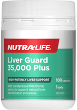Load image into Gallery viewer, Nutra-Life Liver Guard 35,000 Plus 100 Capsules