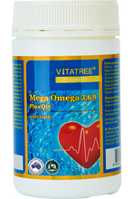 Load image into Gallery viewer, VITATREE Omega 3,6,9 Plus CoQ10 120 Capsules