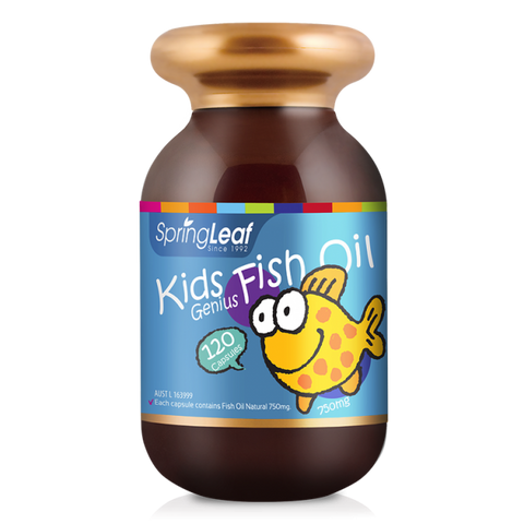 Springleaf Kids Fish Oil 750mg 120 Capsules