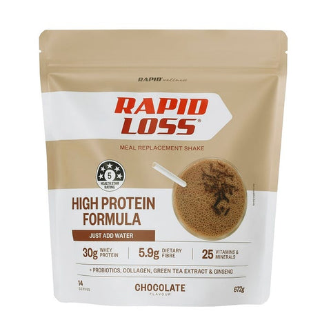 Rapid Loss High Protein Chocolate Shake 672g (Expiry 12/2024)
