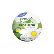 Load image into Gallery viewer, Herbacin Kamille Hand Cream Unscented TIN 75ml