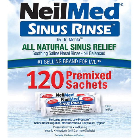 NeilMed Sinus Rinse Premixed 120 Sachets