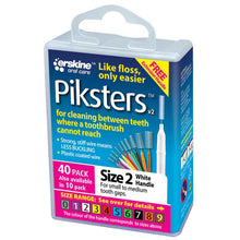 Load image into Gallery viewer, Piksters Interdental Brushes Size 2 White 40 Pack