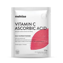 Load image into Gallery viewer, Melrose Vitamin C Ascorbic Acid 125g