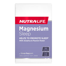 Load image into Gallery viewer, Nutra-Life Magnesium Sleep 30 Capsules