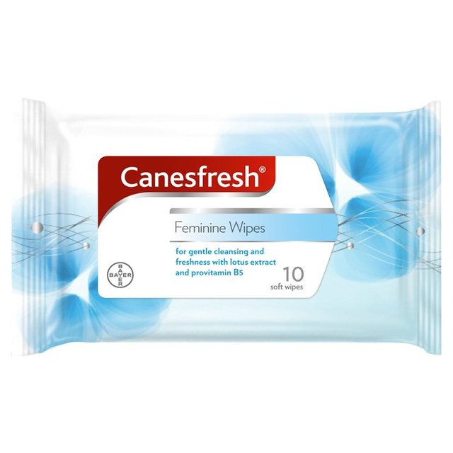 Canesten Feminine Intimate Wipes 10 Soft Wipes