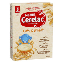 Load image into Gallery viewer, Cerelac Infant Cereal Oats &amp; Wheat 200g