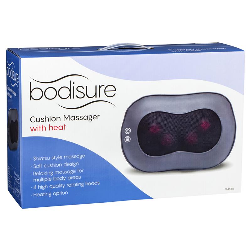 BodiSure Cushion Massager With Heat BMRE06