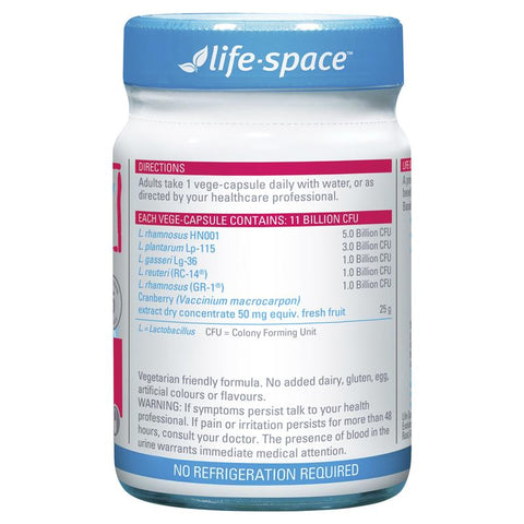 Life-Space Urogen Probiotic for Women with Cranberry 60 Capsules