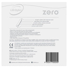 Load image into Gallery viewer, LifeStyles Zero Condoms 40 Pack