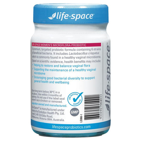 Life-Space Women's Microflora Probiotic 60 Capsules