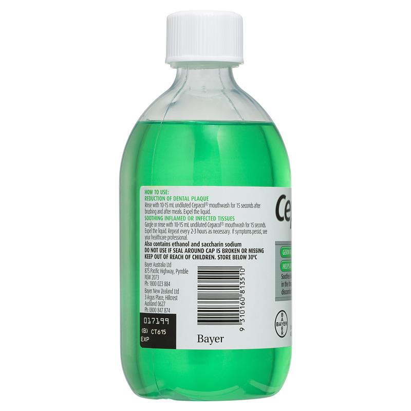 Cepacol Mouthwash Mint 500mL