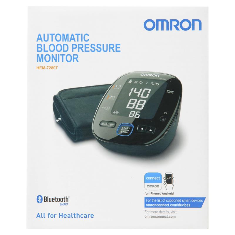 Omron Smart HEM 7280T Automatic Blood Pressure Monitor Bluetooth