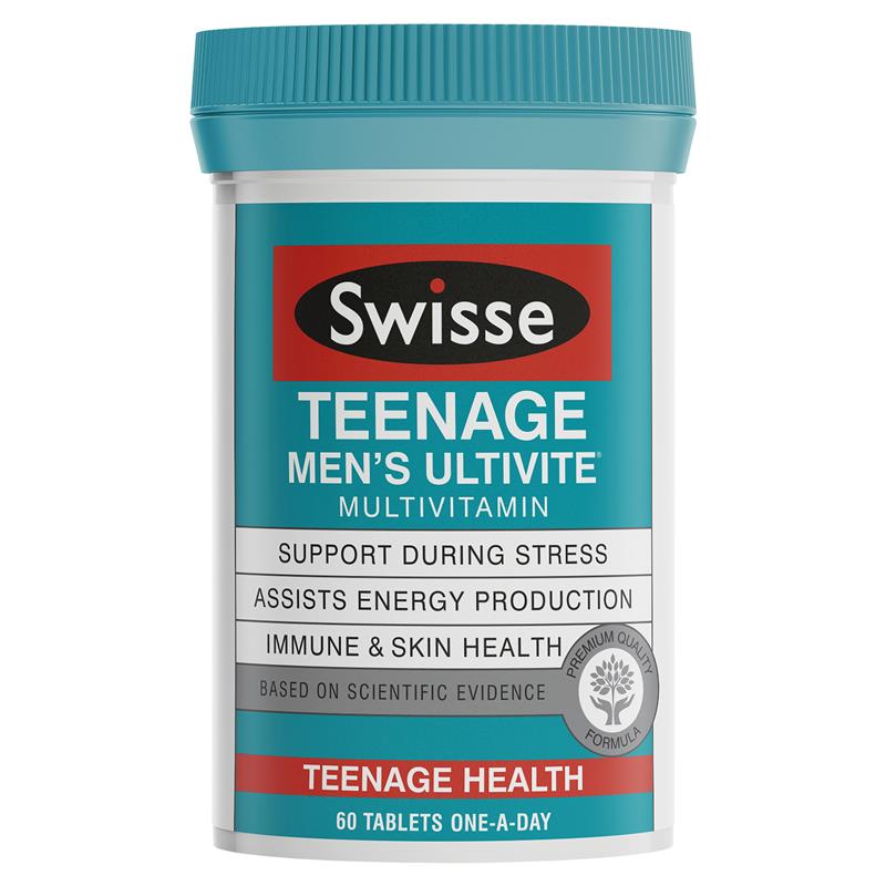 SWISSE Teenage Men's Ultivite Multivitamin 60 Tablets