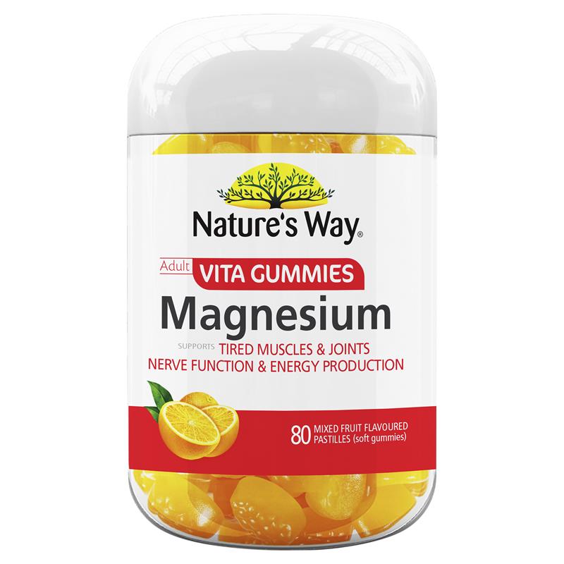 Nature's Way Vita Gummies Adult Magnesium 80 Gummies
