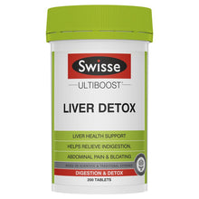 Load image into Gallery viewer, SWISSE Ultiboost Liver Detox 200 Tablets